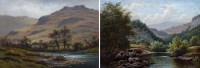 Lot 579 - Thomas S. Spinks, Welsh river scenes, oil (2)