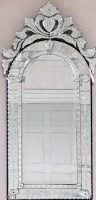 Lot 634 - Venetian style wall mirror