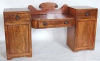 Lot 644 - Mid Victorian mahogany sideboard