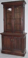 Lot 657 - Victorian gothic revival bookcase