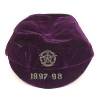 Lot 44 - England 1897 football cap