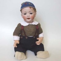 Lot 55 - K& H Bisque headed doll