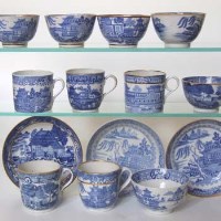 Lot 133 - Group of blue and white Newhall.