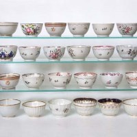 Lot 134 - Collection of Newhall tea bowls.