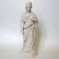 Lot 179 - Parian figure of Zenorbia attributed to Copeland.