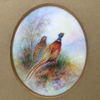 Lot 192 - Terry Abbott pheasant plaque.