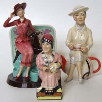 Lot 240 - Two Kevin Francis, Susie Coopers and a small Clarice Cliff.