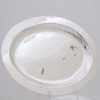 Lot 254 - Oval silver dish