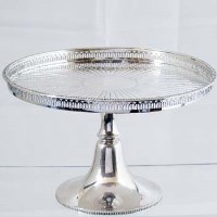 Lot 271 - Silver cake stand.