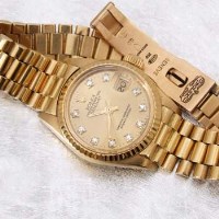 Lot 425 - Rolex 18ct gold lady's Perpetual Datejust
