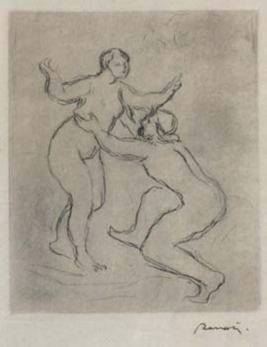 Lot 545 - Pierre A. Renoir, Le Fleuve Scamandre, etching second state