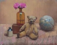Lot 8 - Bohuslav Barlow, Bewildered, oil on canvas