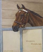 Lot 161 - B. Howitt-Lodge, Horse studies, watercolour (18)