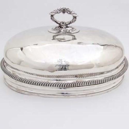 Lot 206 - Sheffield Plated meat cover