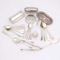 Lot 228 - Silver Teaspoon and other items