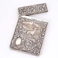 Lot 234 - An Edward VII silver card case