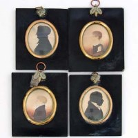 Lot 266 - Four Framed Portrait Miniatures