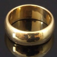 Lot 283 - 18ct Gold Plain Band Ring