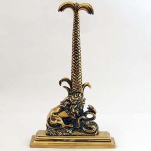 Lot 373 - Brass Door Stop