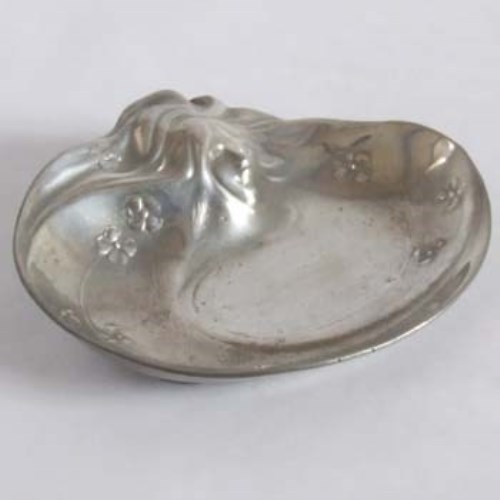 Lot 413 - Urania pewter dish.