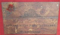 Lot 112 - William Powell and Sons shotgun case of local interest.