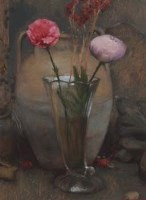 Lot 55 - Bohuslav Barlow (1947-), Single Pink, oil