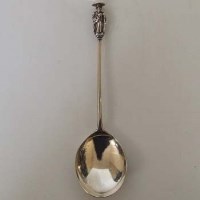 Lot 224 - Silver apostle spoon
