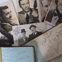 Lot 432 - Laurel and Hardy autographs,Clark Gable,George