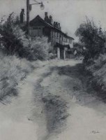 Lot 95 - John McCombs, Cottages, Tandle Hill, pencil