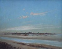 Lot 96 - Ian Houston, Curlews in the Early Morning, oil