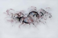 Lot 108 - Jeanette Lockett, Horse studies, watercolour (2)
