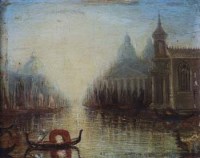 Lot 125 - After Turner, View of Venice, oil