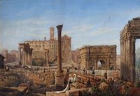 Lot 142 - Joseph Josiah Dodd, The Forum, Rome, watercolour