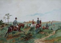 Lot 158 - G.D. Rowlandson, Hunting scenes, watercolour (4)