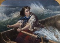 Lot 169 - James George Zobell, Grace Darling, mixed-method engraving