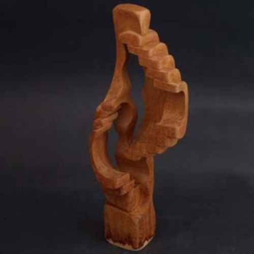 Lot 171 - Brian Wilsher, Abstract composition, wood sculpture