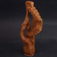 Lot 171 - Brian Wilsher, Abstract composition, wood sculpture