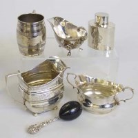 Lot 179 - White Metal Indian Box & Others.