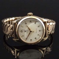 Lot 355 - Rolex Oyster precision nine carat man's wristwatch.