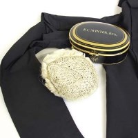 Lot 370 - Judges gown and wig contained in tin box.