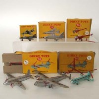 Lot 485 - Five boxed Dinky Planes,   to include two of