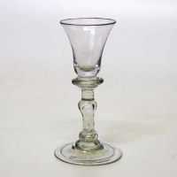 Lot 489 - Wine glass circa 1750