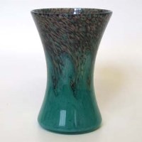 Lot 504 - Monart/vasart green glass vase.
