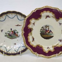 Lot 534 - Flight Barr and Barr plate circa 1820 and a