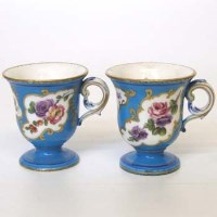 Lot 538 - Pair Sevres Cabinet Cups