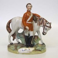Lot 568 - Staffordshire figure of Napier