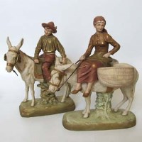 Lot 570 - Two Royal Dux figures.
