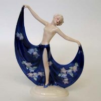 Lot 574 - Goldscheider lady.