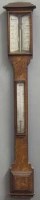 Lot 629 - Oak cased stick barometer.