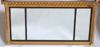Lot 649 - Gilt framed Over Mantel Mirror